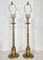 Large Brass Faux-Bamboo Table Lamps, 1960’s., Set of 2 4