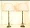Lampade da tavolo grandi in ottone, anni '60, set di 2, Immagine 1