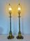 Large Brass Faux-Bamboo Table Lamps, 1960’s., Set of 2 6
