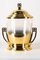 Art Deco Bowl Brass and Glass Viennas Around 1920s 1