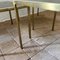 Side Tables with Mirrored Glass Plates, Set of 3 2