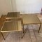 Side Tables with Mirrored Glass Plates, Set of 3 3