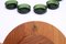 Drehbares Lazy Susan Teak Tablett von Richard Nissen 5