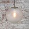 Lampes à Suspension Globe Vintage en Verre Transparent et Laiton 4