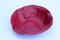 Rote Sarria Schale aus gebürstetem Metall von Lluis Clotet für Alessi 5