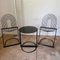 Swing Chairs and Table by Jutta & Herbert Ohl for Rosenthal Studio Line, Set of 3 1