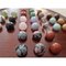 Juego de solitario vintage con esferas de piedras preciosas. Juego de 32, Imagen 11