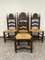 Antique Italian Renaissance Dining Chairs, 1800s, Set of 4 1