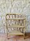 Vintage Bamboo & Rattan Corner Shelf, 1960s 1