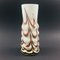 Labeled Opal Glass Vase von Opaline Florence, Italy, 1970s 3