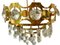 Hollywood Regency Crystal Wall Lamp, 1970s, Image 2