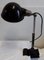 Antique Art Deco Adjustable Desk Lamp in Black Painted Metal With Clamp Foot, 1920s 1