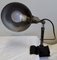 Antique Art Deco Adjustable Desk Lamp in Black Painted Metal With Clamp Foot, 1920s, Image 3