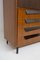 Vintage Italian Walnut and Grissinato Wood Cabinet, Image 8