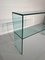 Glass Console Table, 1970s 3