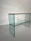Glass Console Table, 1970s 2