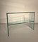 Glass Console Table, 1970s 1
