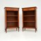 Mahogany Open Bookcases, 1950s, Set of 2, Image 1