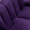 Mid-Century 2-Sitzer Sofa aus violettem Samt, 1950er 2