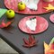 Shiny Coral Hen Placemat by MariaVi 2