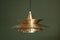 Mid-Century Brushed Aluminium Pendant Light from Jeka Denmark, Image 2