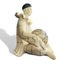 Italienische Art Deco Pierrot Tischlampe aus Keramik von Nove Di Bassano 5