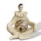 Italienische Art Deco Pierrot Tischlampe aus Keramik von Nove Di Bassano 1
