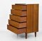 Mid-Century Younger Walnut Chest of Five Drawers from A. Younger Ltd. 6