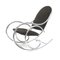 Mid-Century Chrome and Fabric Rocking Chair, 1970s, Image 7