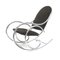 Rocking Chair Mid-Century en Chrome et Tissu, 1970s 7