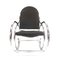 Mid-Century Chrome and Fabric Rocking Chair, 1970s, Image 8