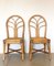 Bamboo & Leather Dining Chairs, 1970s, Set of 2 10