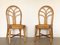 Bamboo & Leather Dining Chairs, 1970s, Set of 2 2