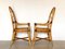 Bamboo & Leather Armchairs, 1970s, Set of 2 3