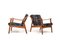 Mid-Century Danish Easy Chairs by Nils Kofoed, Set of 2, Image 1