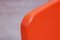 Steel Chairs and Orange Plastic Session Stackable from Wesifa, Set of 3 14