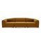 Mustard Saler Sofa 3-Seater by Santiago Sevillano for Emko, Set of 3, Image 1