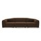 Chocolate Saler Sofa 3-Seater by Santiago Sevillano for Emko, Set of 3 1