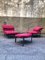 Wave Armchairs & Stool by Gianni Offers for Saporiti, 1970s, Set of 3 1