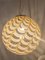 Italian Blown Murano Glass Globe Pendant Lamp Attributed to Venini, 1960s 3