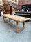 Large Oak Farmhouse Table and Bench, Set of 2, Image 8