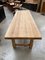 Large Oak Farmhouse Table and Bench, Set of 2, Image 9