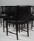 Black Leater and Mahogany Dining Chairs in the style of Kaare Klint, 1940s, Set of 6, Image 8