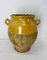 19th Century French Terracotta Confit Pot Yellow Glaze, Image 4