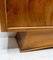 Art Deco French Walnut and Brass Buffet Credenza Two Doors Cabinet, 1930s, Image 8