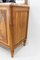 Art Deco Buffet Credenza Cabinet Walnut Marble Top with Semicircle Mirror, 1930s 6