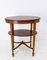 French Walnut Oval Side or End Table 1880s 2