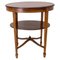 French Walnut Oval Side or End Table 1880s, Image 1