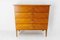 Mid-Century French Oak Veneer Commode Chest of Drawers, 1950s 2