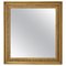 20th Century French Golden Frame Stucco Mirror Vegetal Patterns 1